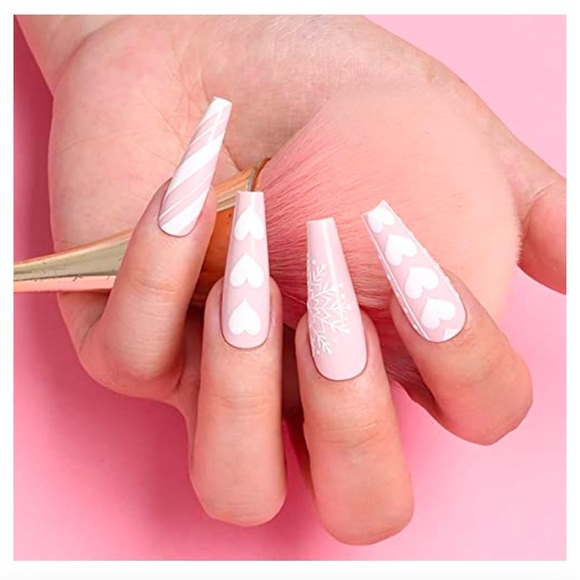 2 Boxes Long Fake Nails Clear Acrylic Coffin Shaped Ballerina Nails Tips 500pcs - Picture 5 of 8